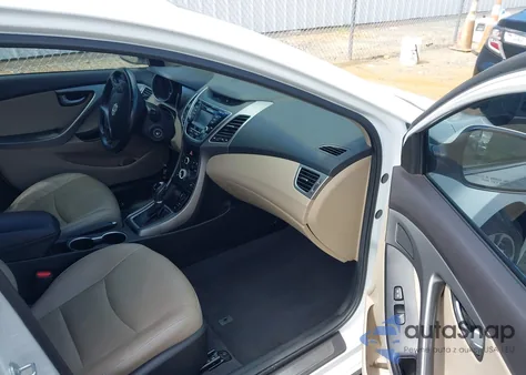 2014 Hyundai Elantra Limited from USA, damaged, VIN 5NPDH4AE6EH480910